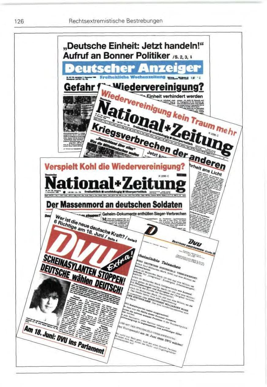 Seite 128 des Verfassungsschutzbericht 1989 Bund