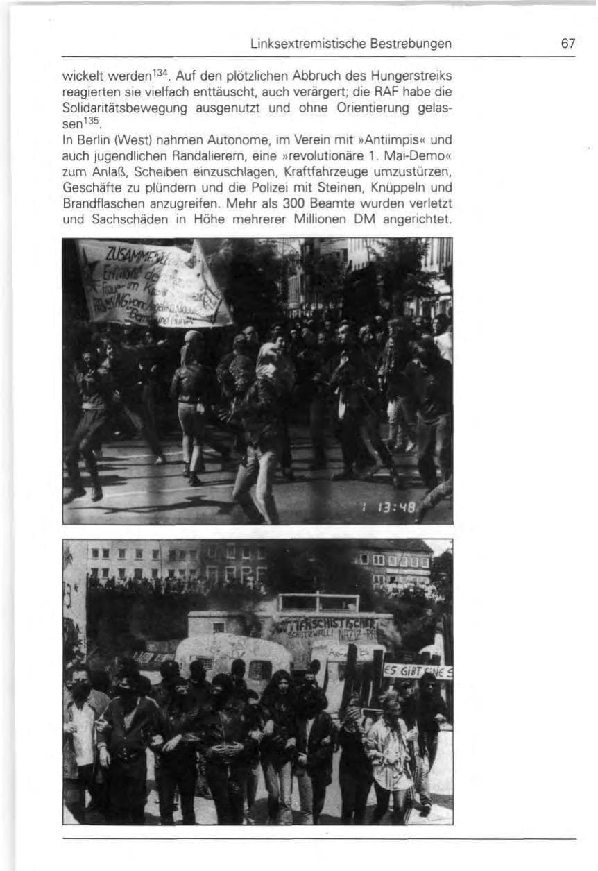 Seite 69 des Verfassungsschutzbericht 1989 Bund