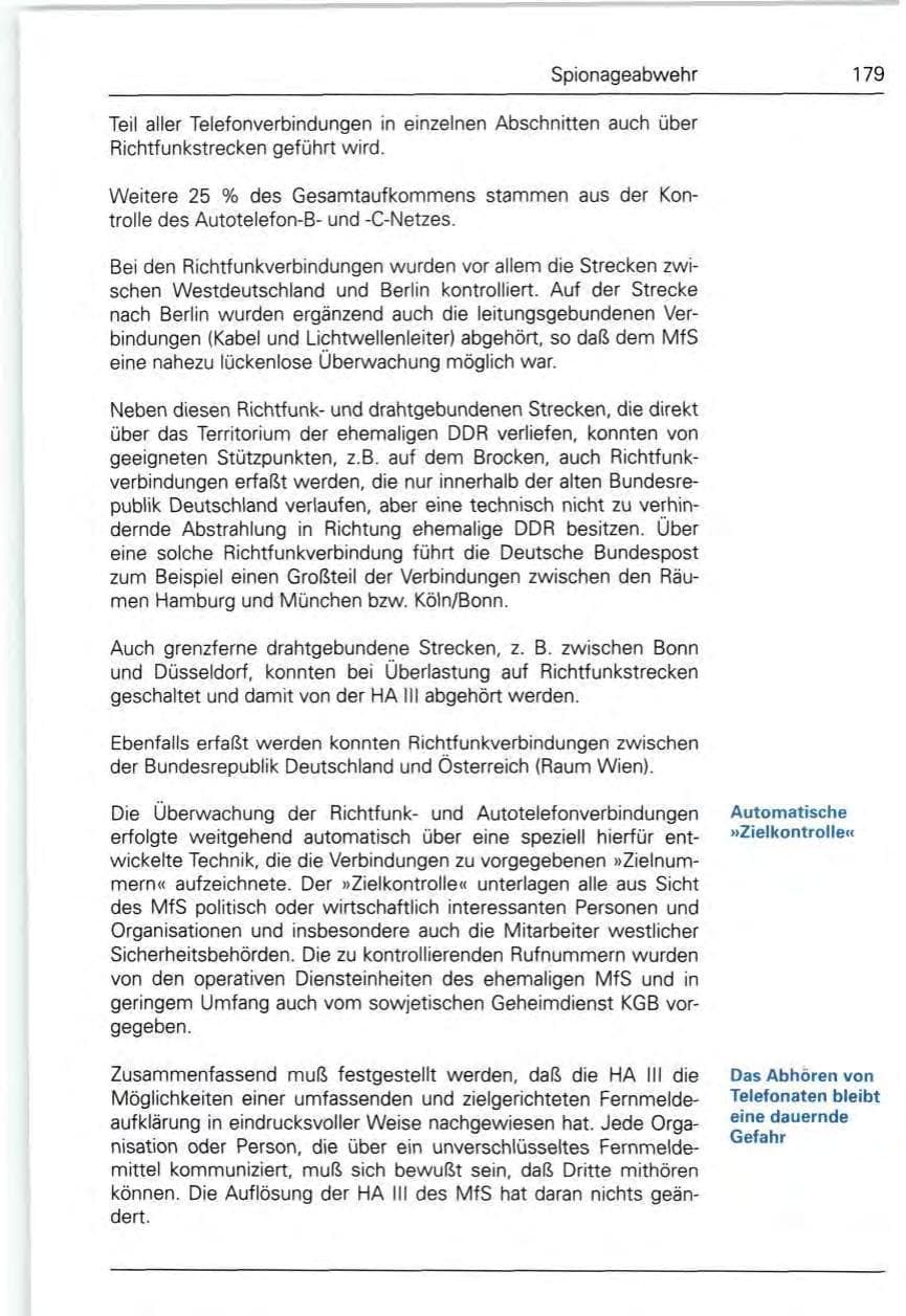 Seite 179 des Verfassungsschutzbericht 1990 Bund