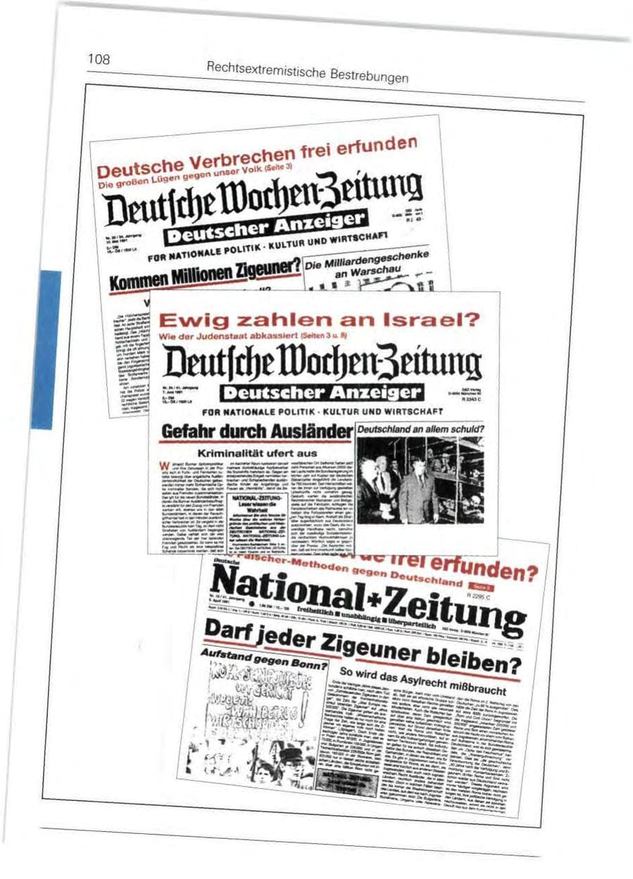 Seite 108 des Verfassungsschutzbericht 1991 Bund