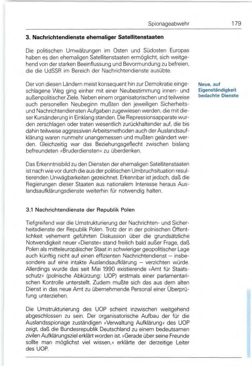 Seite 179 des Verfassungsschutzbericht 1991 Bund