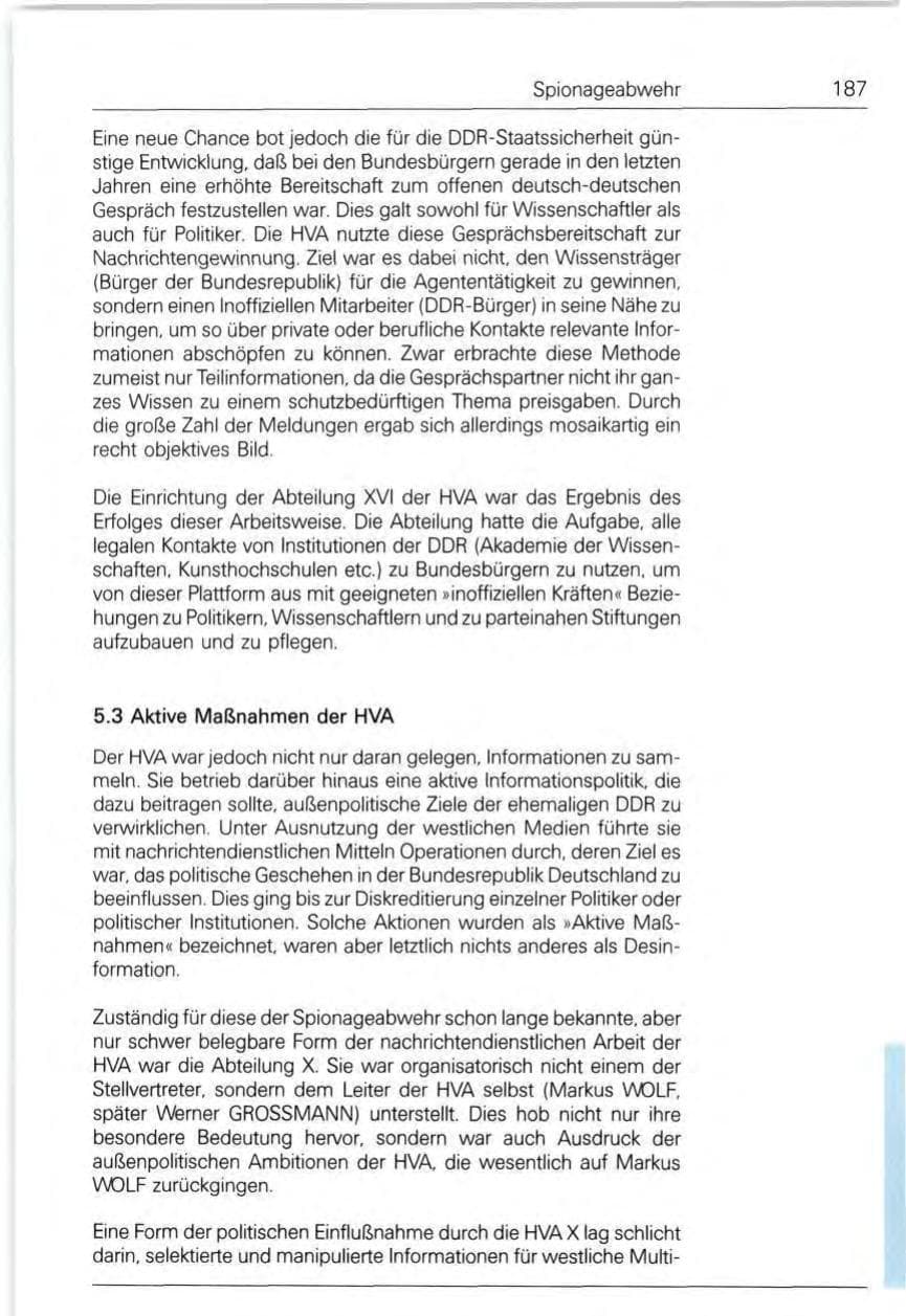 Seite 187 des Verfassungsschutzbericht 1991 Bund