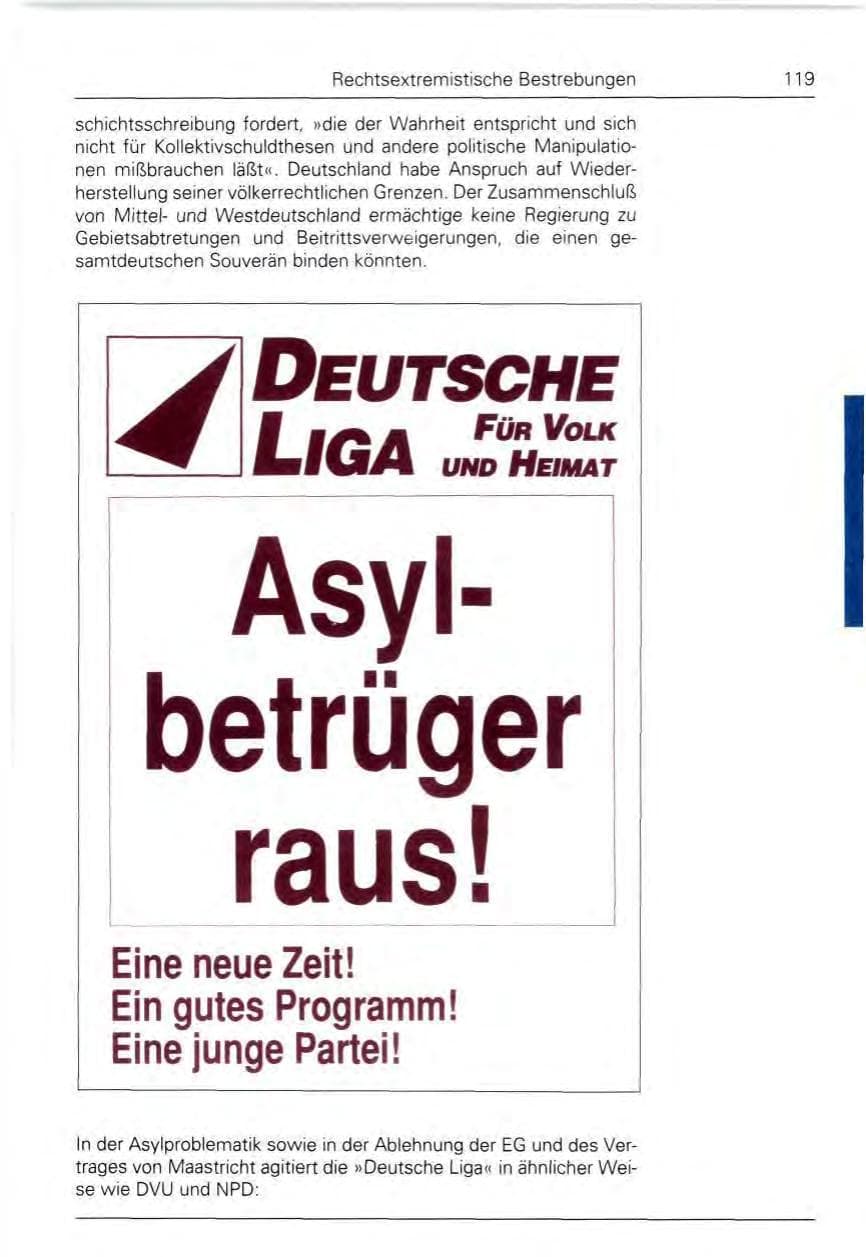 Seite 119 des Verfassungsschutzbericht 1992 Bund