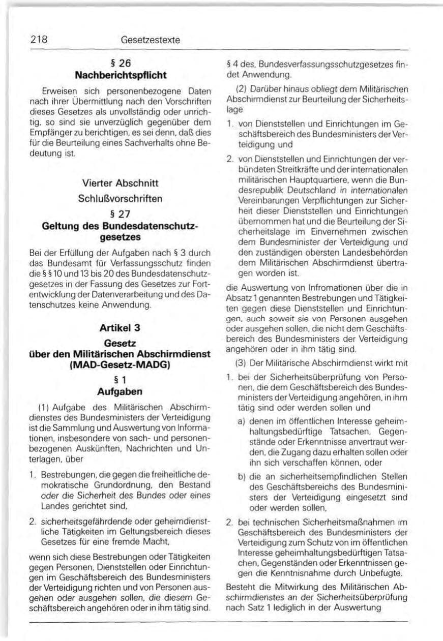 Seite 218 des Verfassungsschutzbericht 1992 Bund