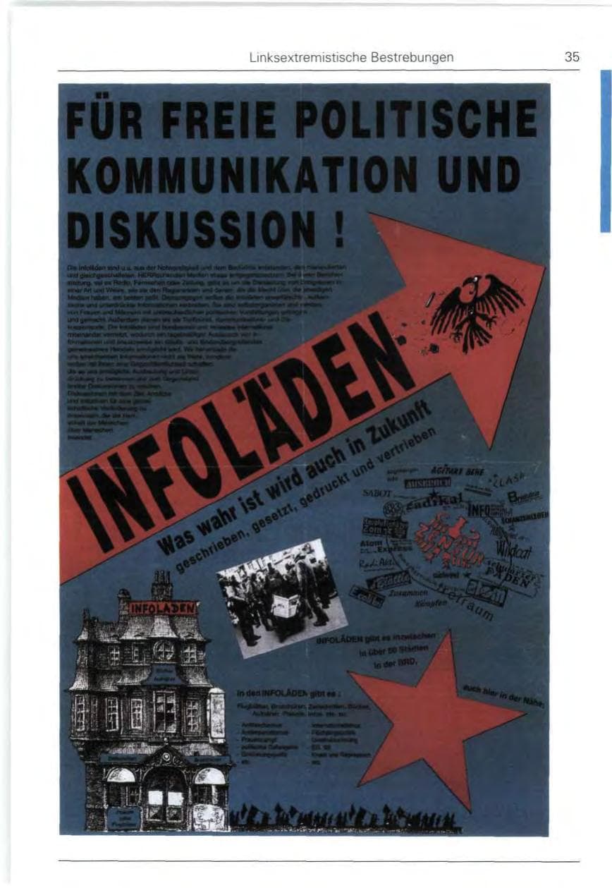 Seite 35 des Verfassungsschutzbericht 1992 Bund