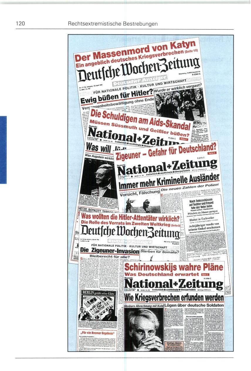 Seite 120 des Verfassungsschutzbericht 1993 Bund