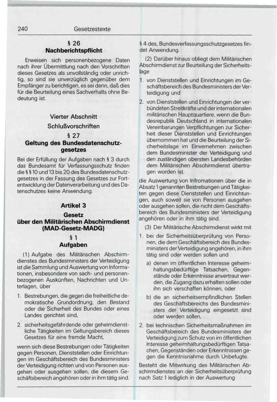 Seite 240 des Verfassungsschutzbericht 1993 Bund