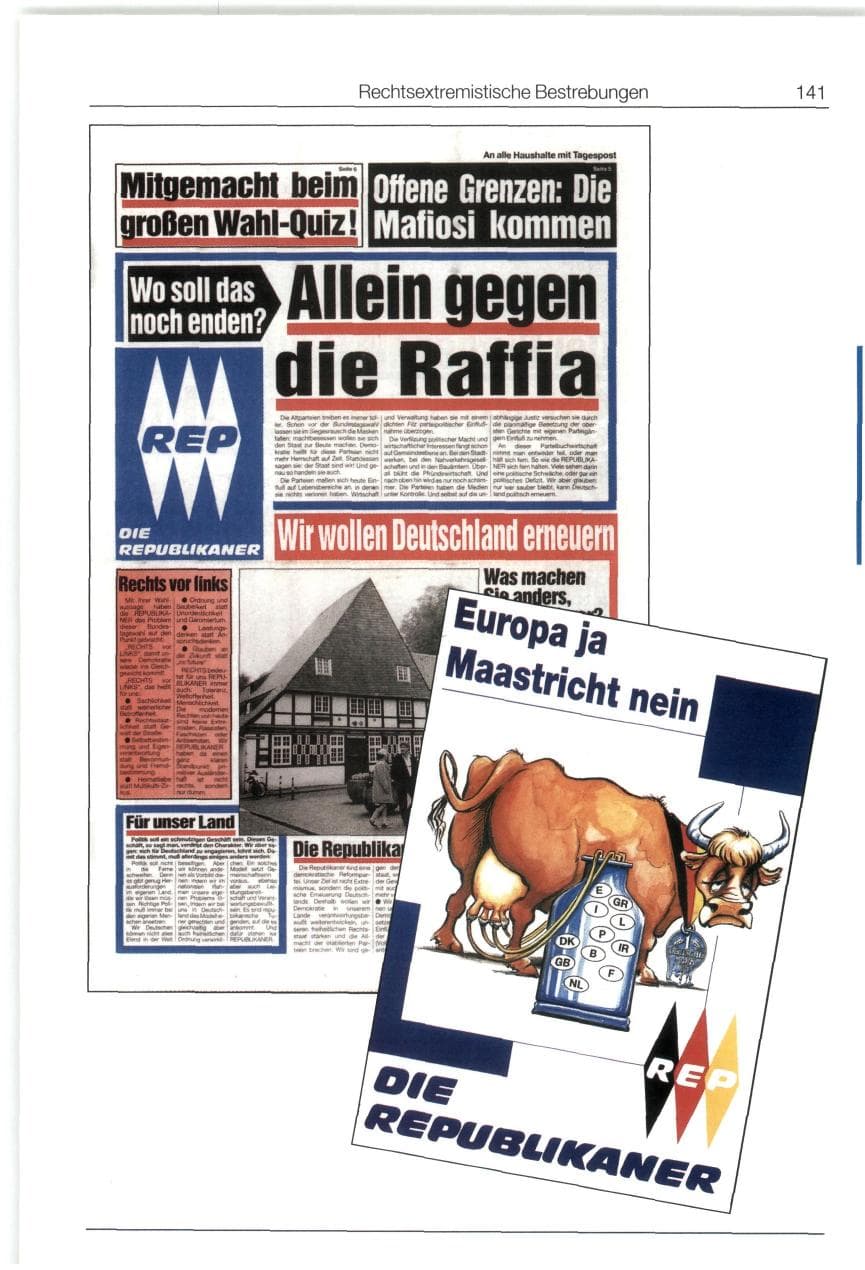 Seite 141 des Verfassungsschutzbericht 1994 Bund