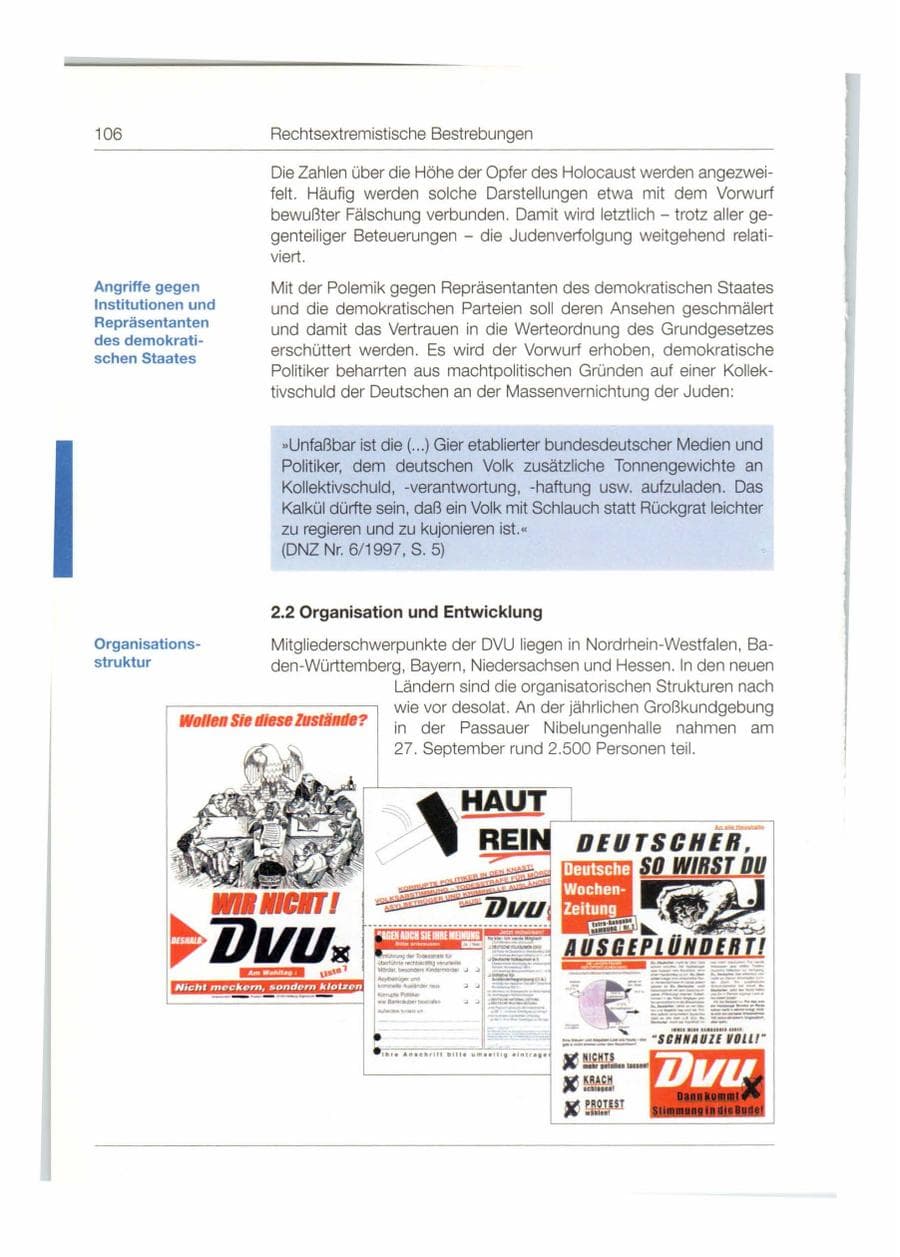 Seite 107 des Verfassungsschutzbericht 1997 Bund