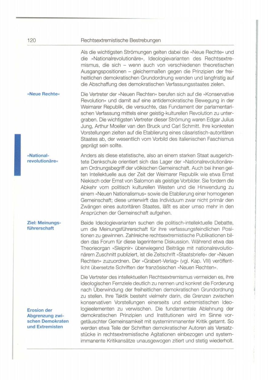 Seite 121 des Verfassungsschutzbericht 1997 Bund