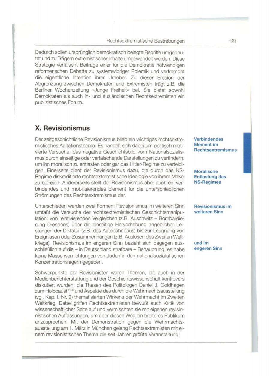 Seite 122 des Verfassungsschutzbericht 1997 Bund