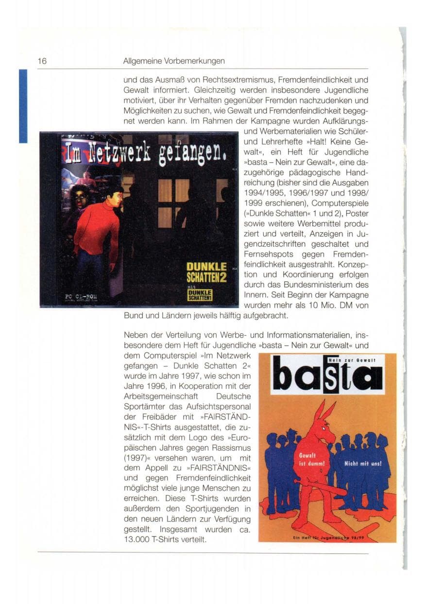 Seite 17 des Verfassungsschutzbericht 1997 Bund