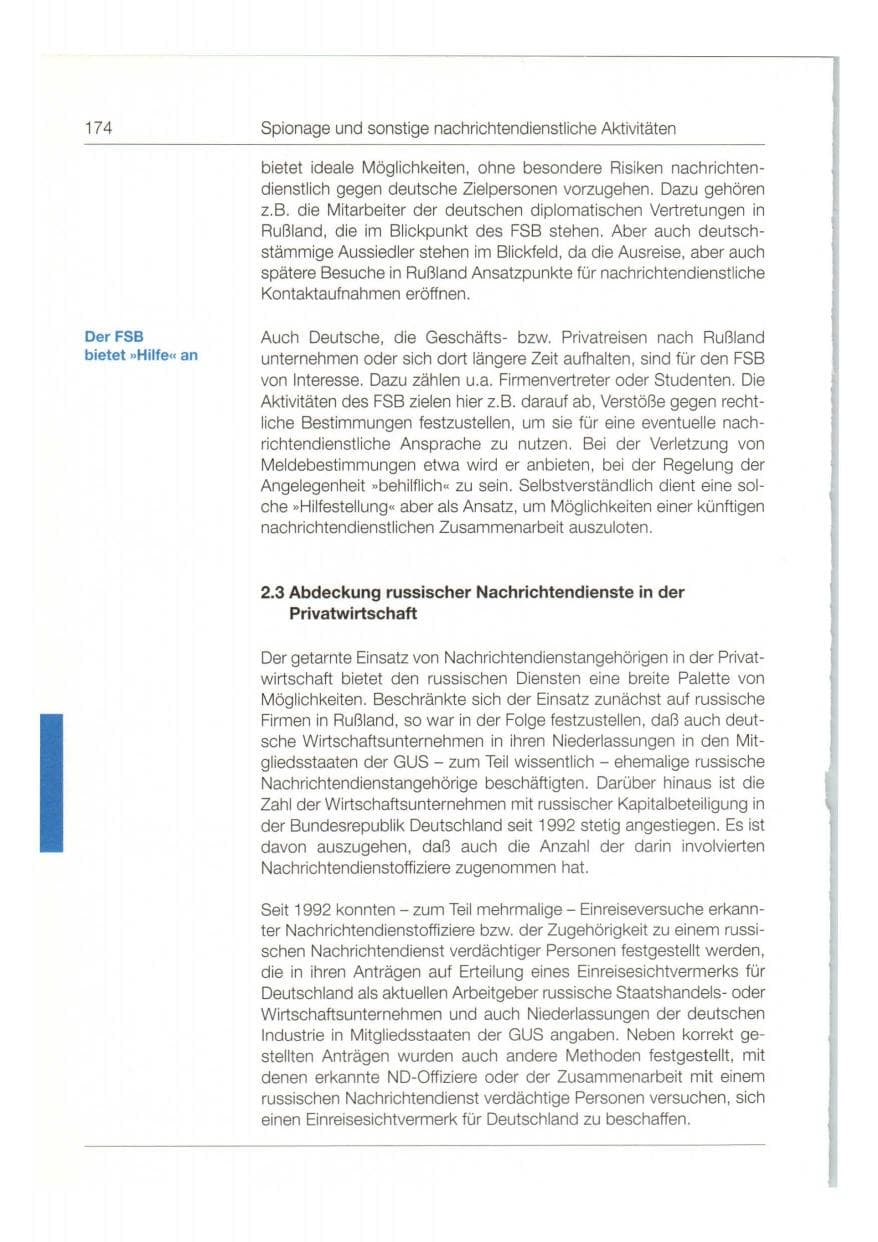 Seite 175 des Verfassungsschutzbericht 1997 Bund