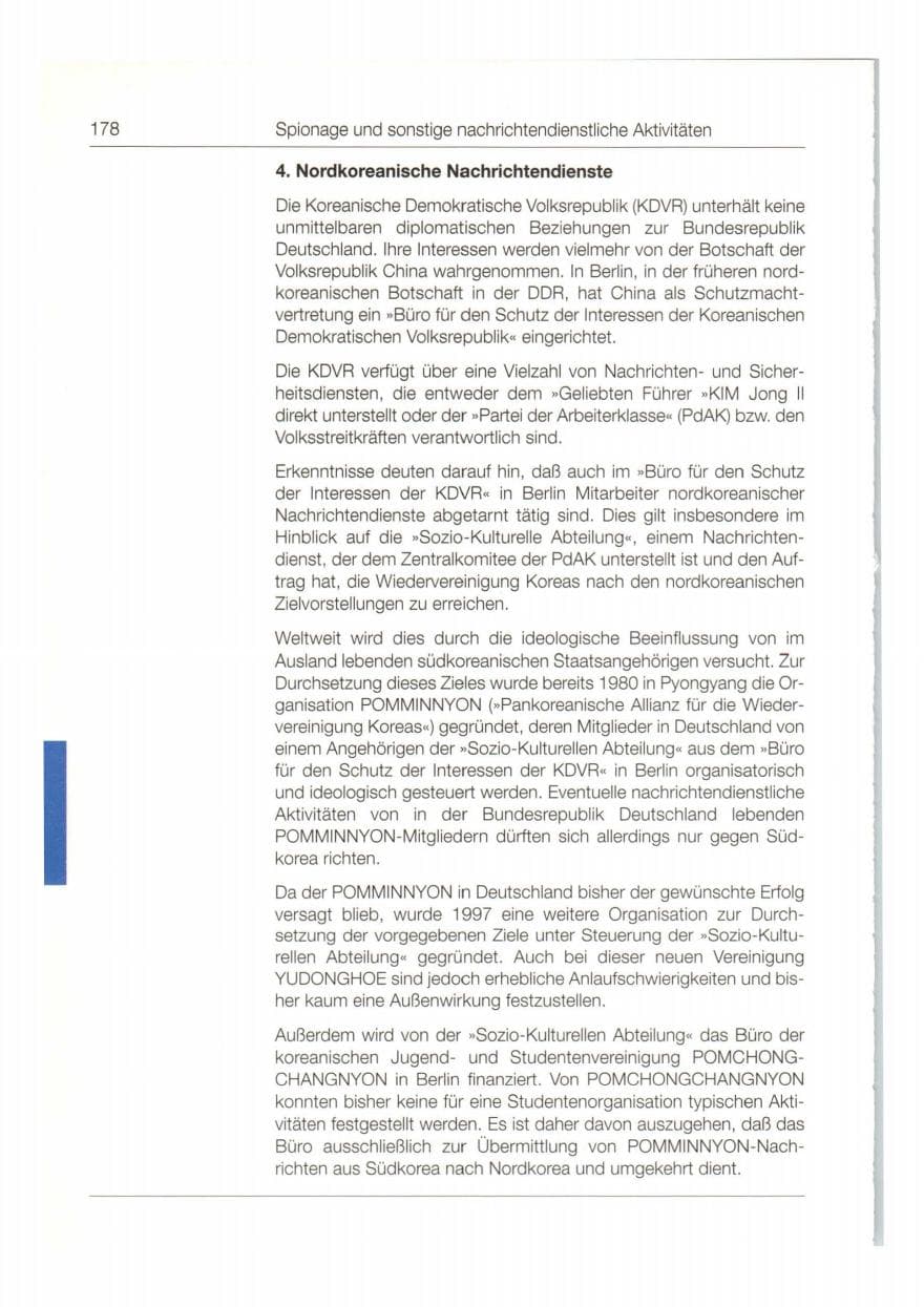 Seite 179 des Verfassungsschutzbericht 1997 Bund