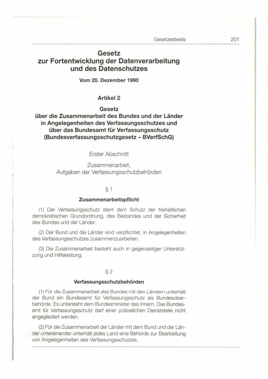 Seite 202 des Verfassungsschutzbericht 1997 Bund