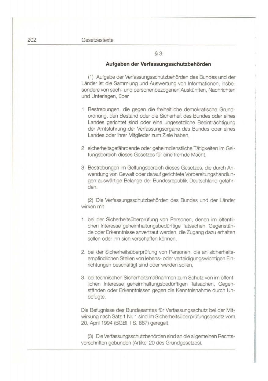 Seite 203 des Verfassungsschutzbericht 1997 Bund