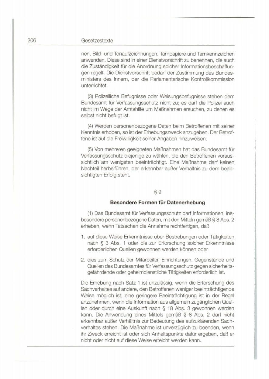 Seite 207 des Verfassungsschutzbericht 1997 Bund