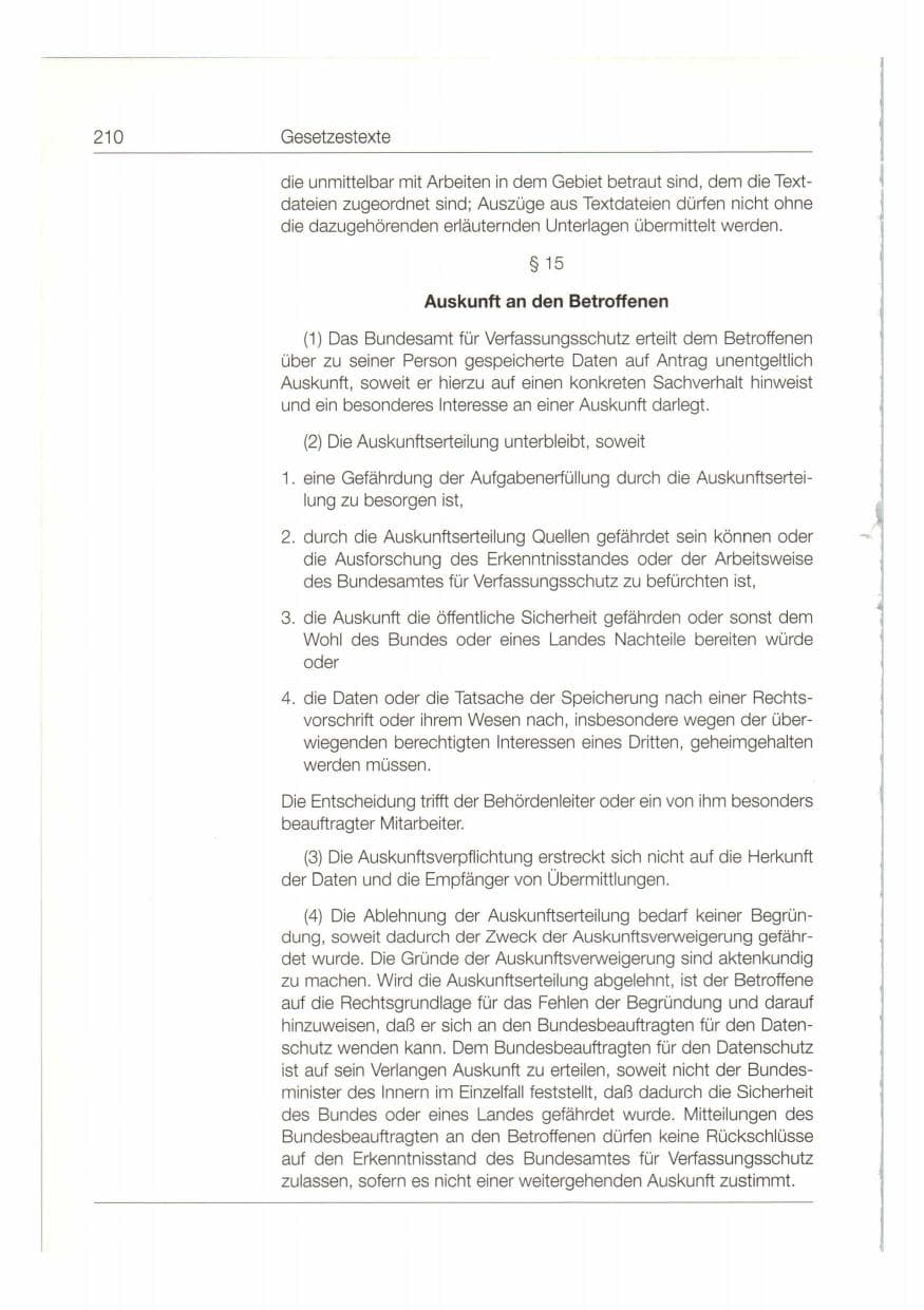 Seite 211 des Verfassungsschutzbericht 1997 Bund
