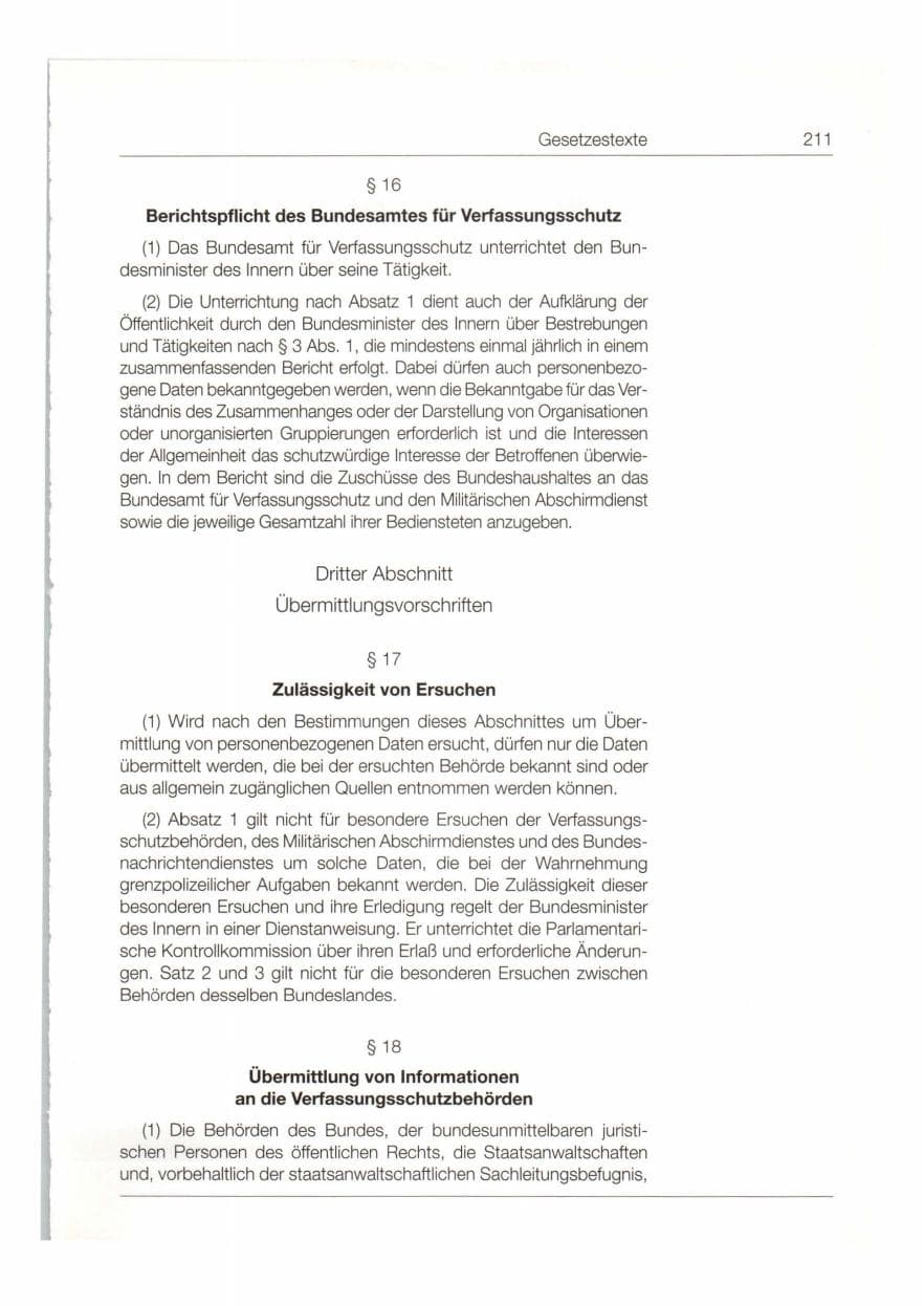 Seite 212 des Verfassungsschutzbericht 1997 Bund