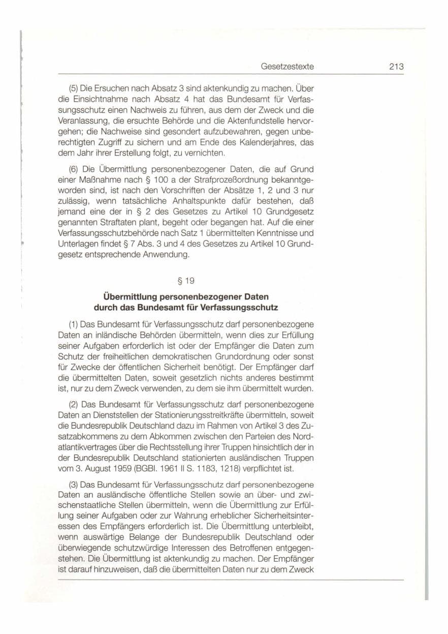 Seite 214 des Verfassungsschutzbericht 1997 Bund