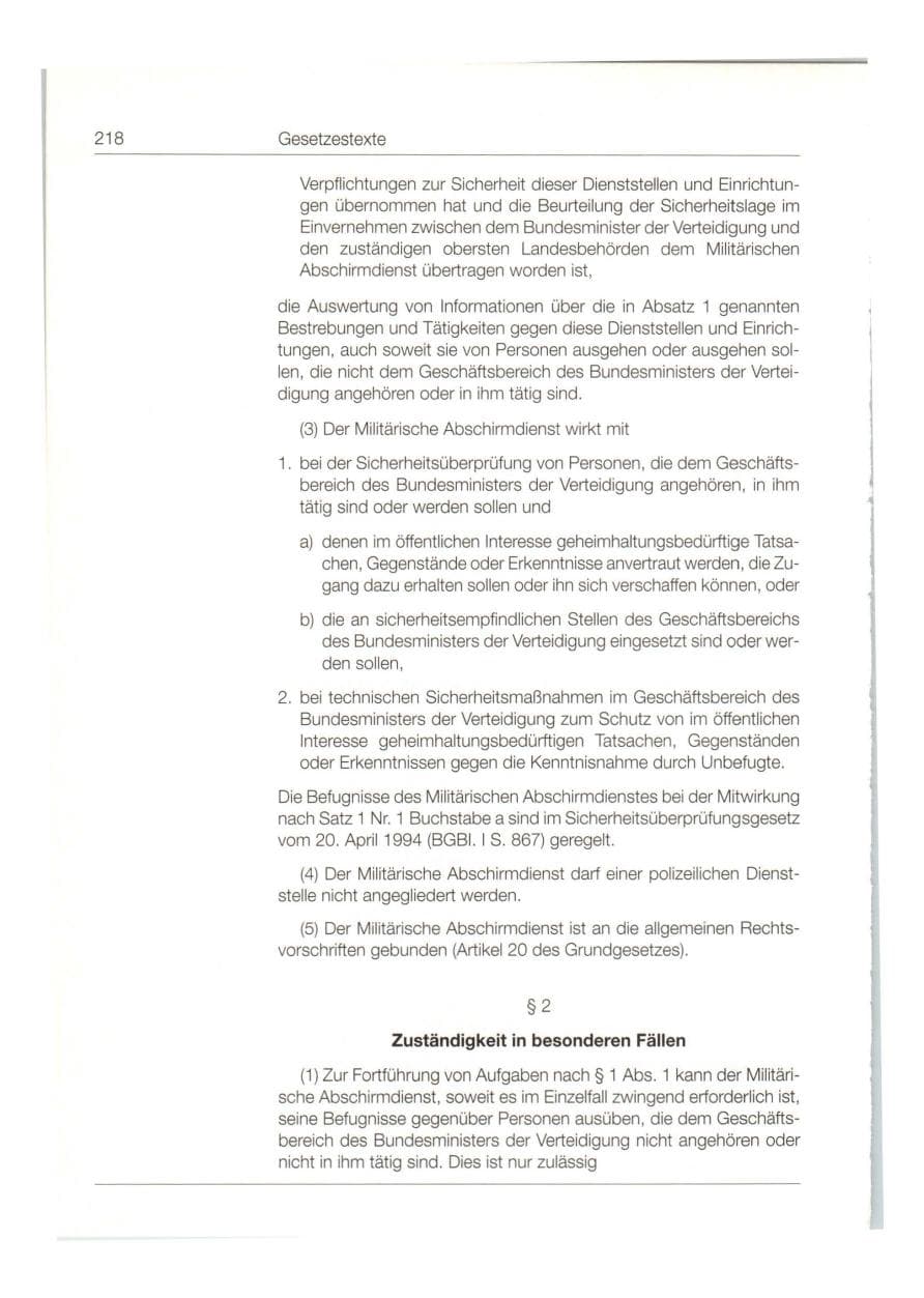 Seite 219 des Verfassungsschutzbericht 1997 Bund