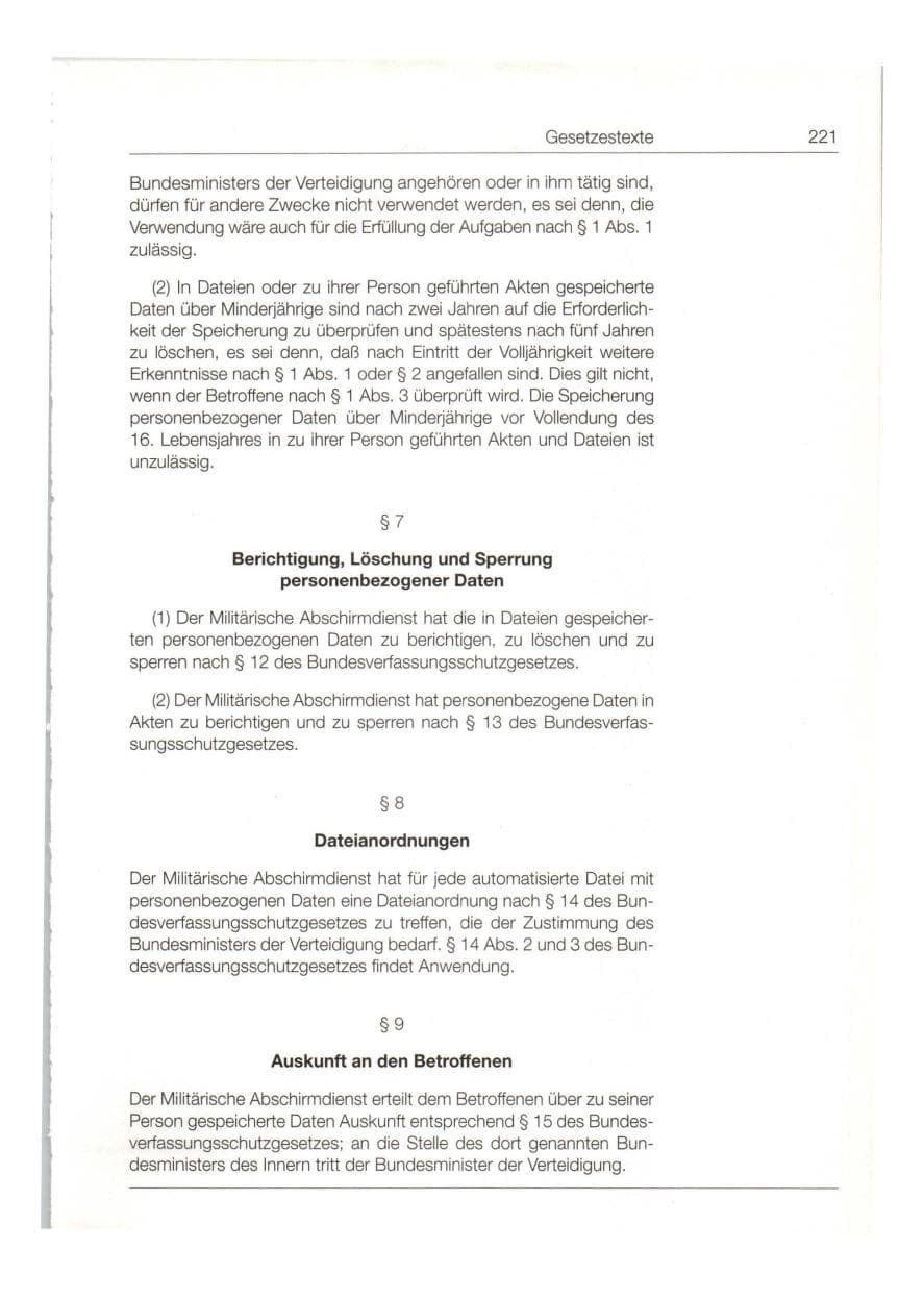 Seite 222 des Verfassungsschutzbericht 1997 Bund