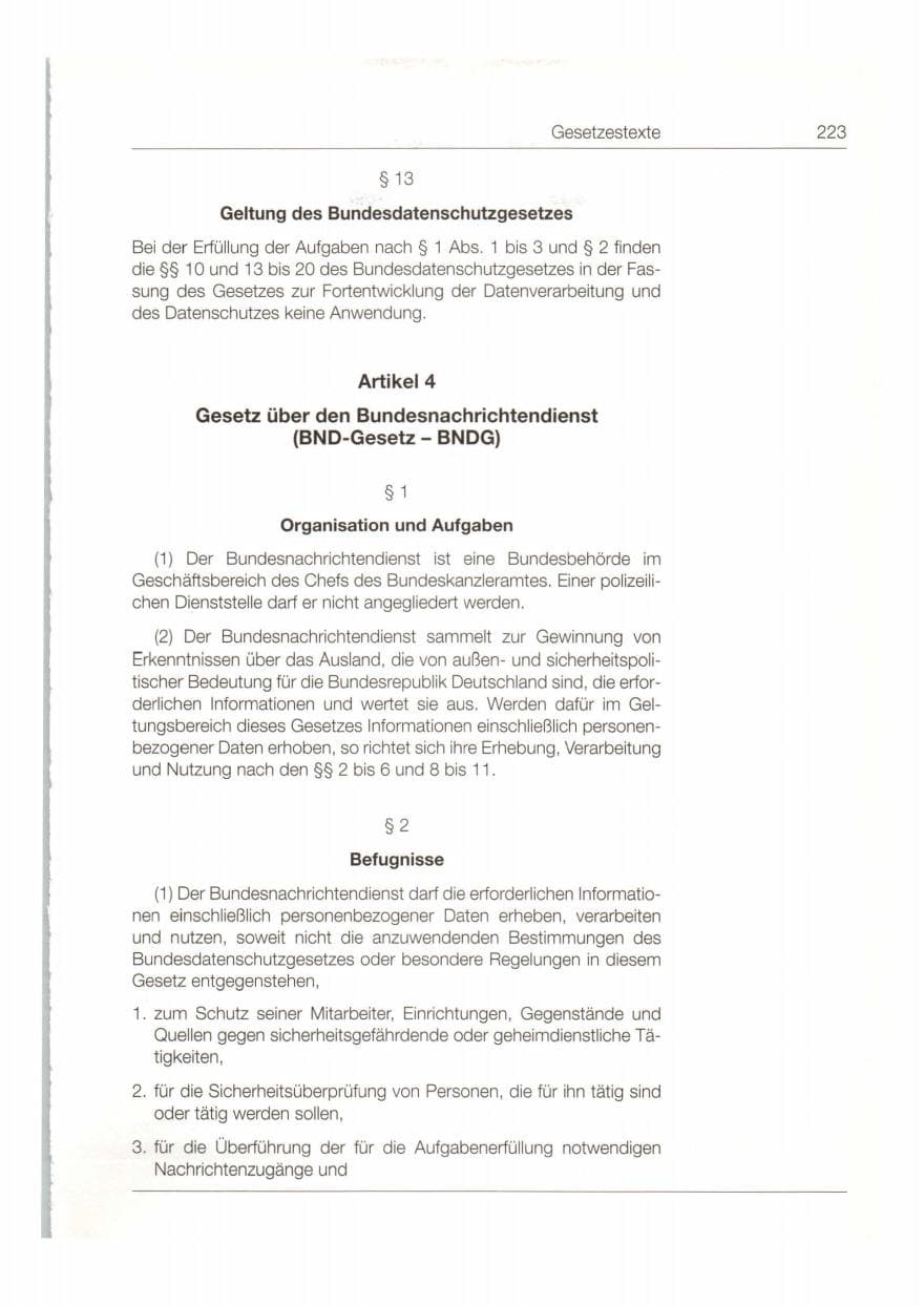 Seite 224 des Verfassungsschutzbericht 1997 Bund