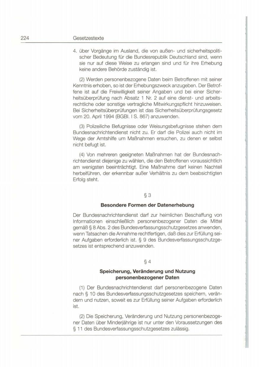 Seite 225 des Verfassungsschutzbericht 1997 Bund