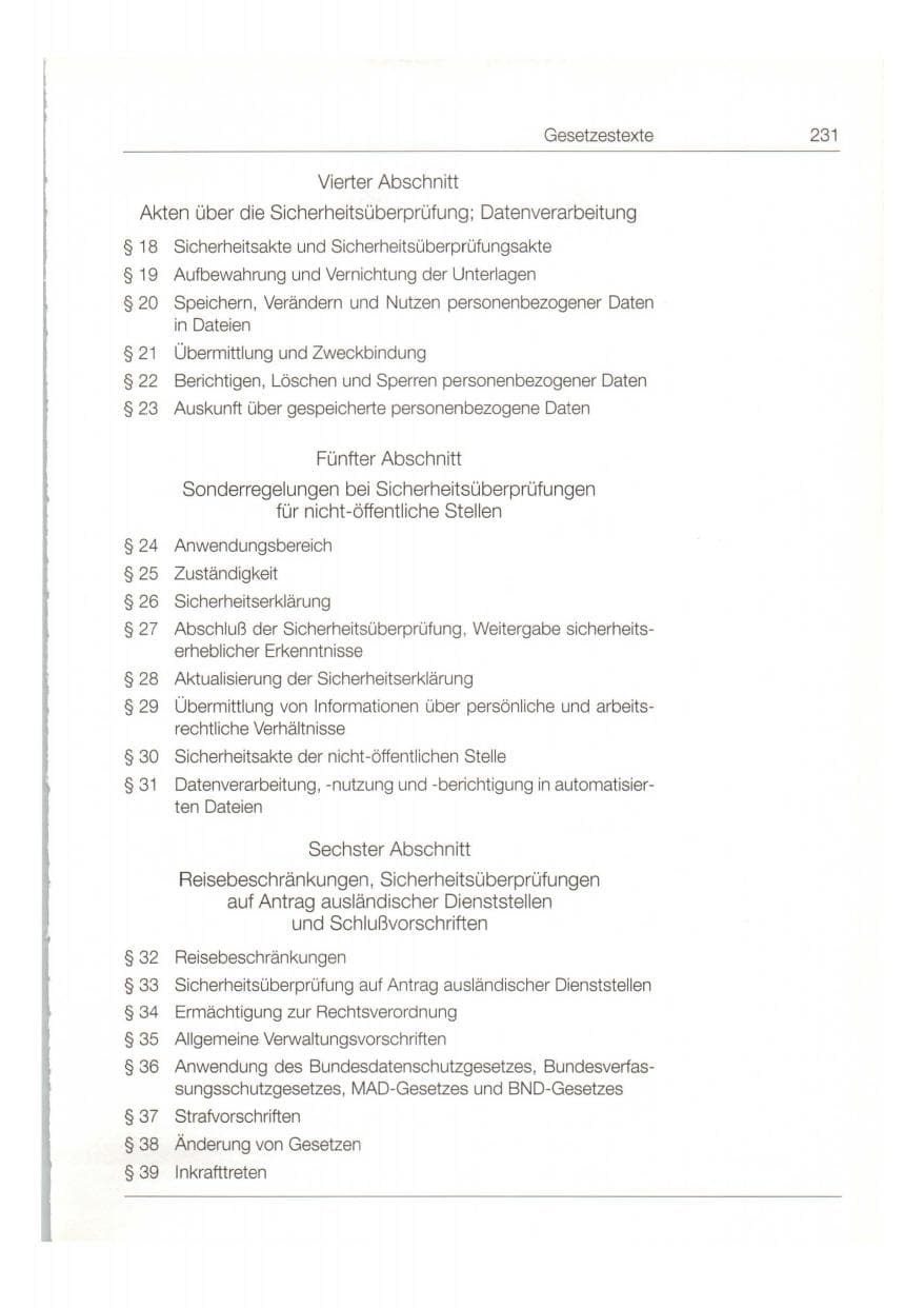 Seite 232 des Verfassungsschutzbericht 1997 Bund