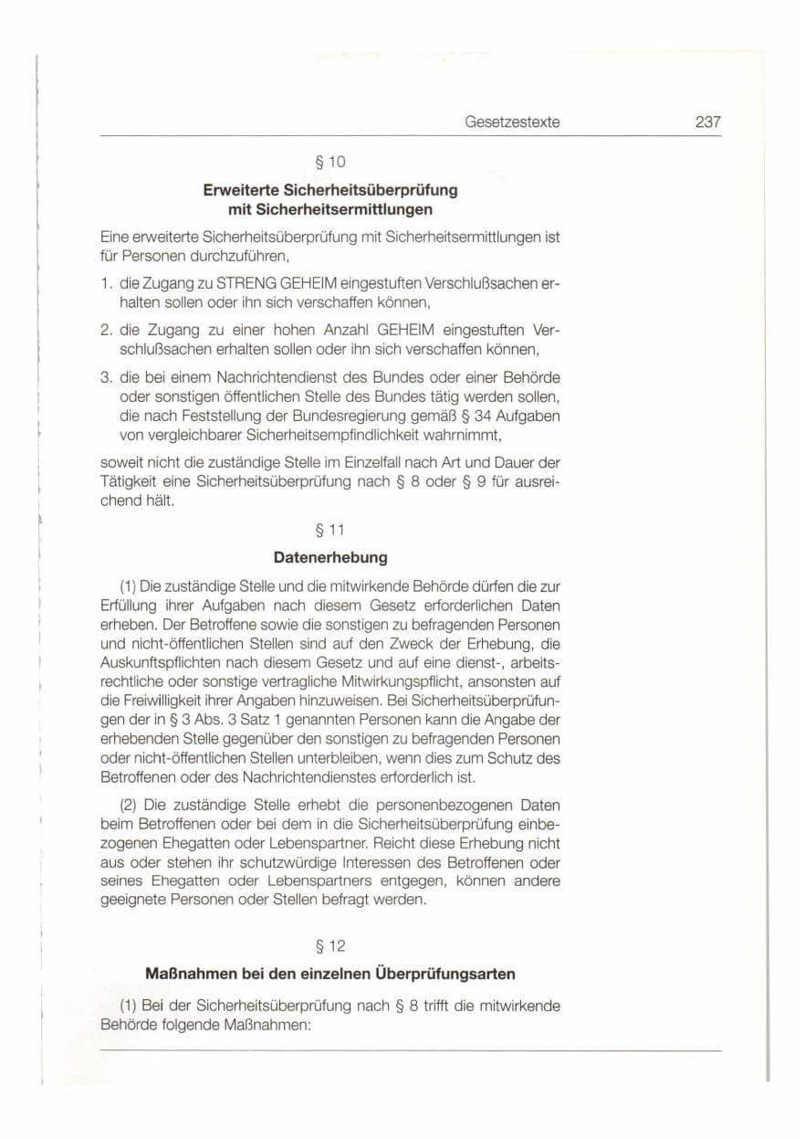 Seite 238 des Verfassungsschutzbericht 1997 Bund