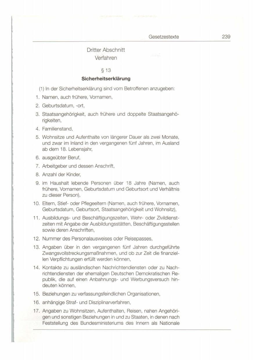 Seite 240 des Verfassungsschutzbericht 1997 Bund