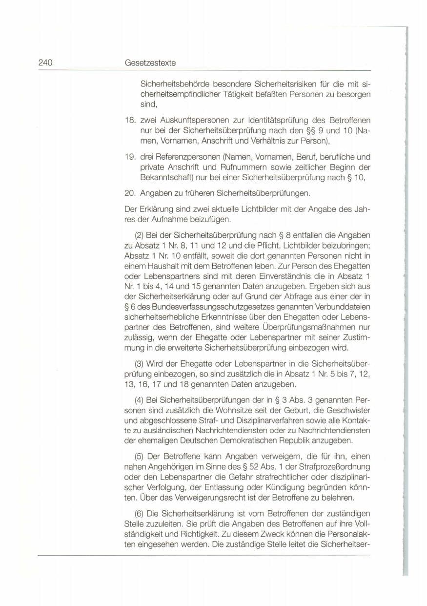 Seite 241 des Verfassungsschutzbericht 1997 Bund