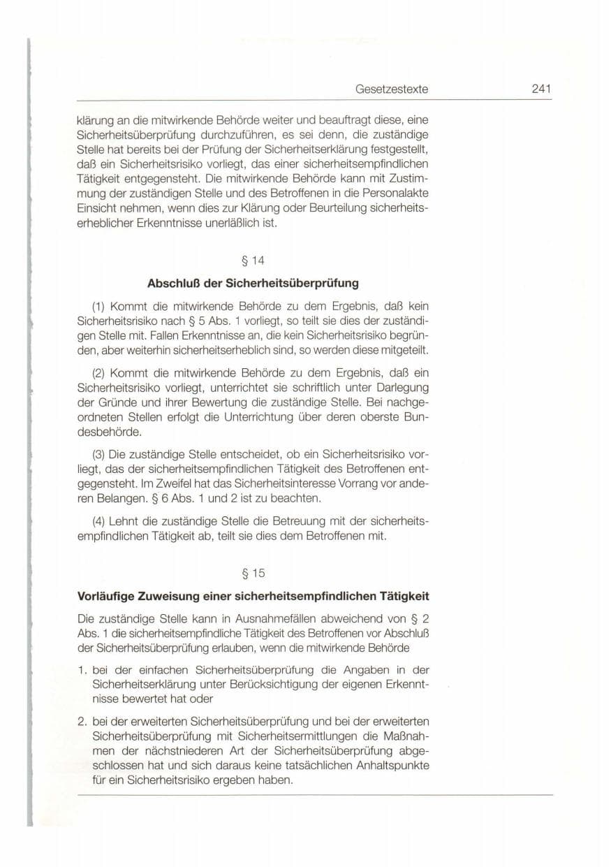Seite 242 des Verfassungsschutzbericht 1997 Bund