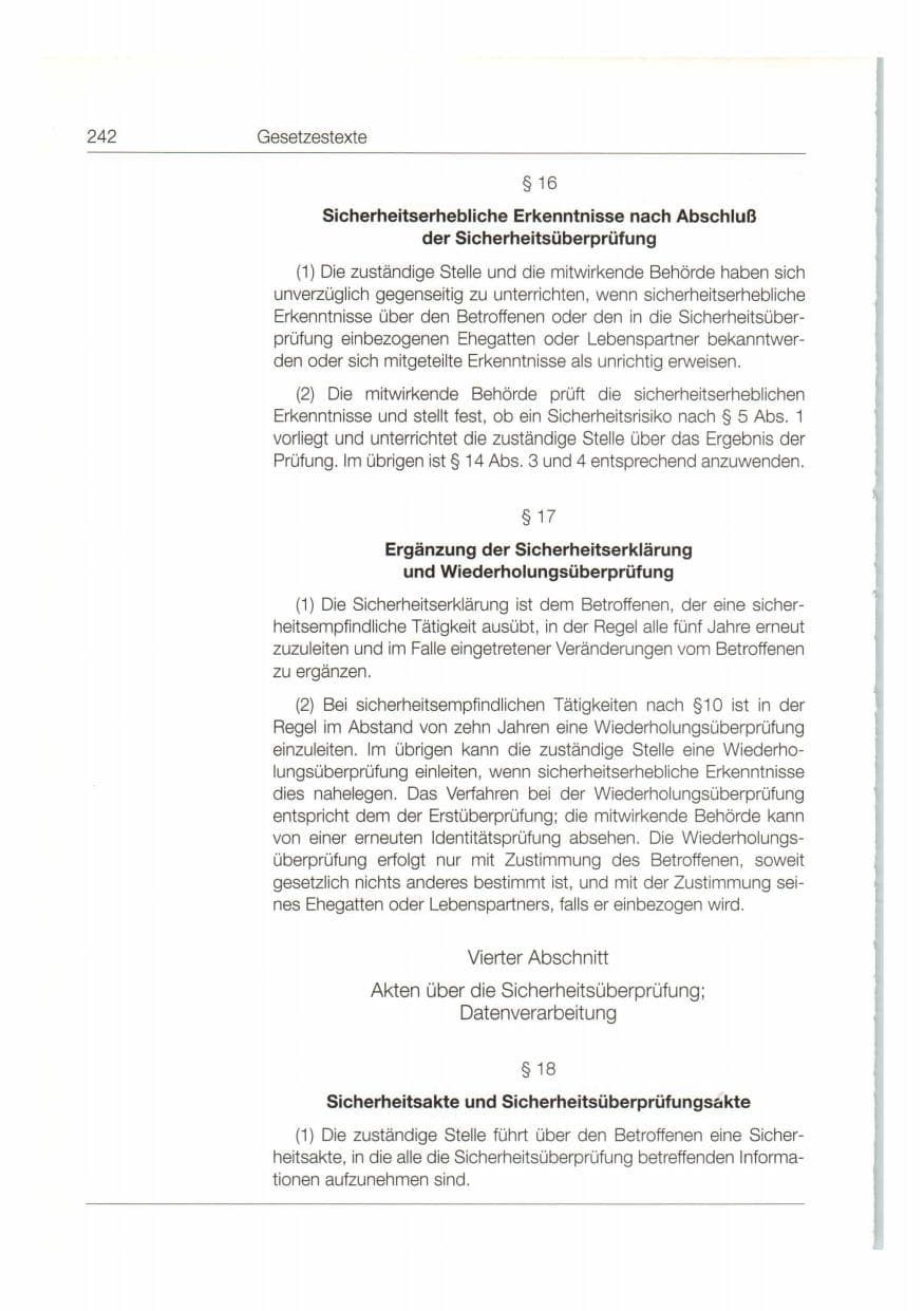 Seite 243 des Verfassungsschutzbericht 1997 Bund