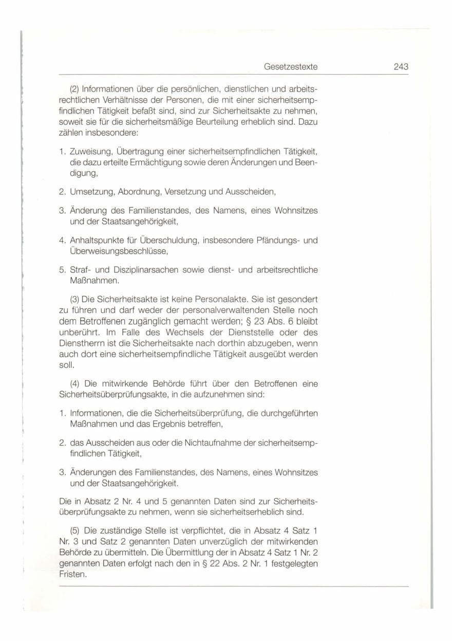 Seite 244 des Verfassungsschutzbericht 1997 Bund