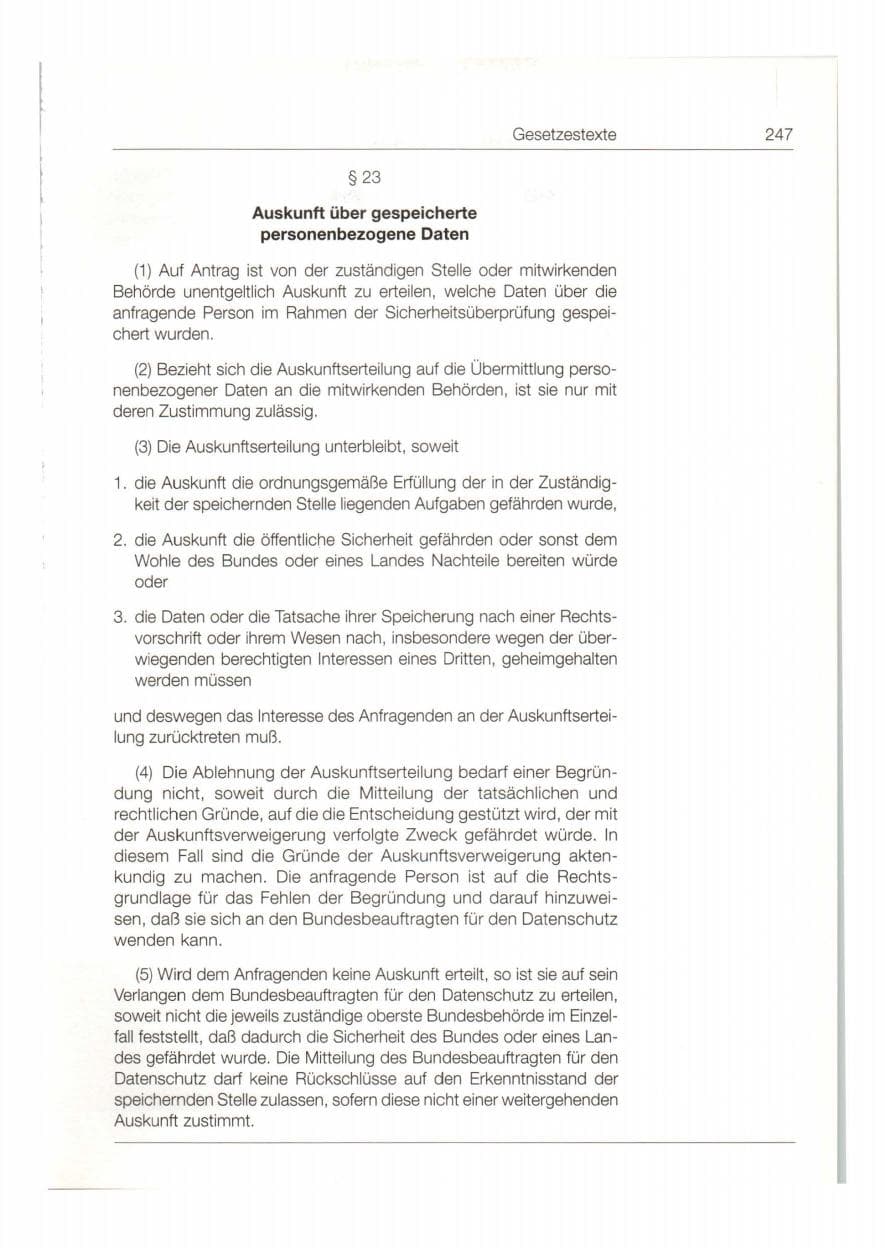 Seite 248 des Verfassungsschutzbericht 1997 Bund
