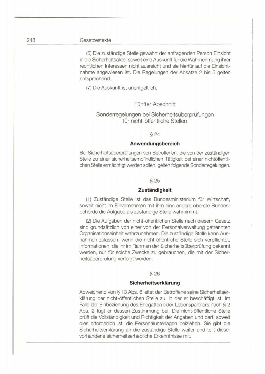 Seite 249 des Verfassungsschutzbericht 1997 Bund