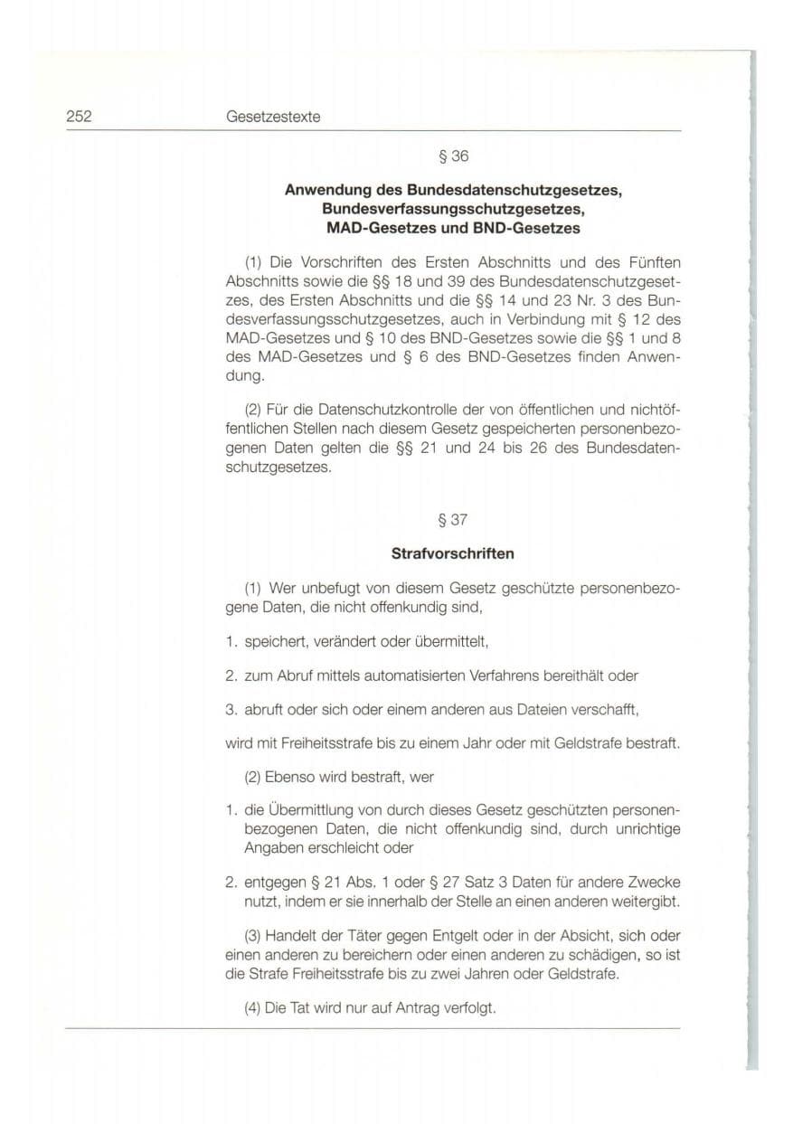 Seite 253 des Verfassungsschutzbericht 1997 Bund