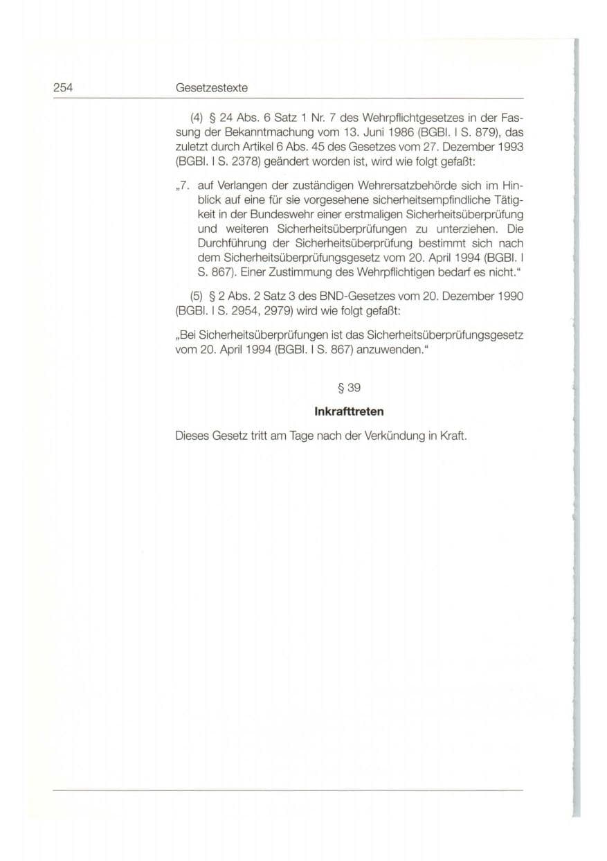 Seite 255 des Verfassungsschutzbericht 1997 Bund