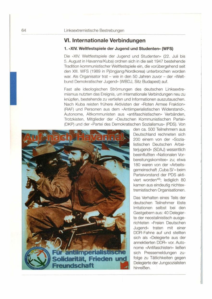 Seite 65 des Verfassungsschutzbericht 1997 Bund