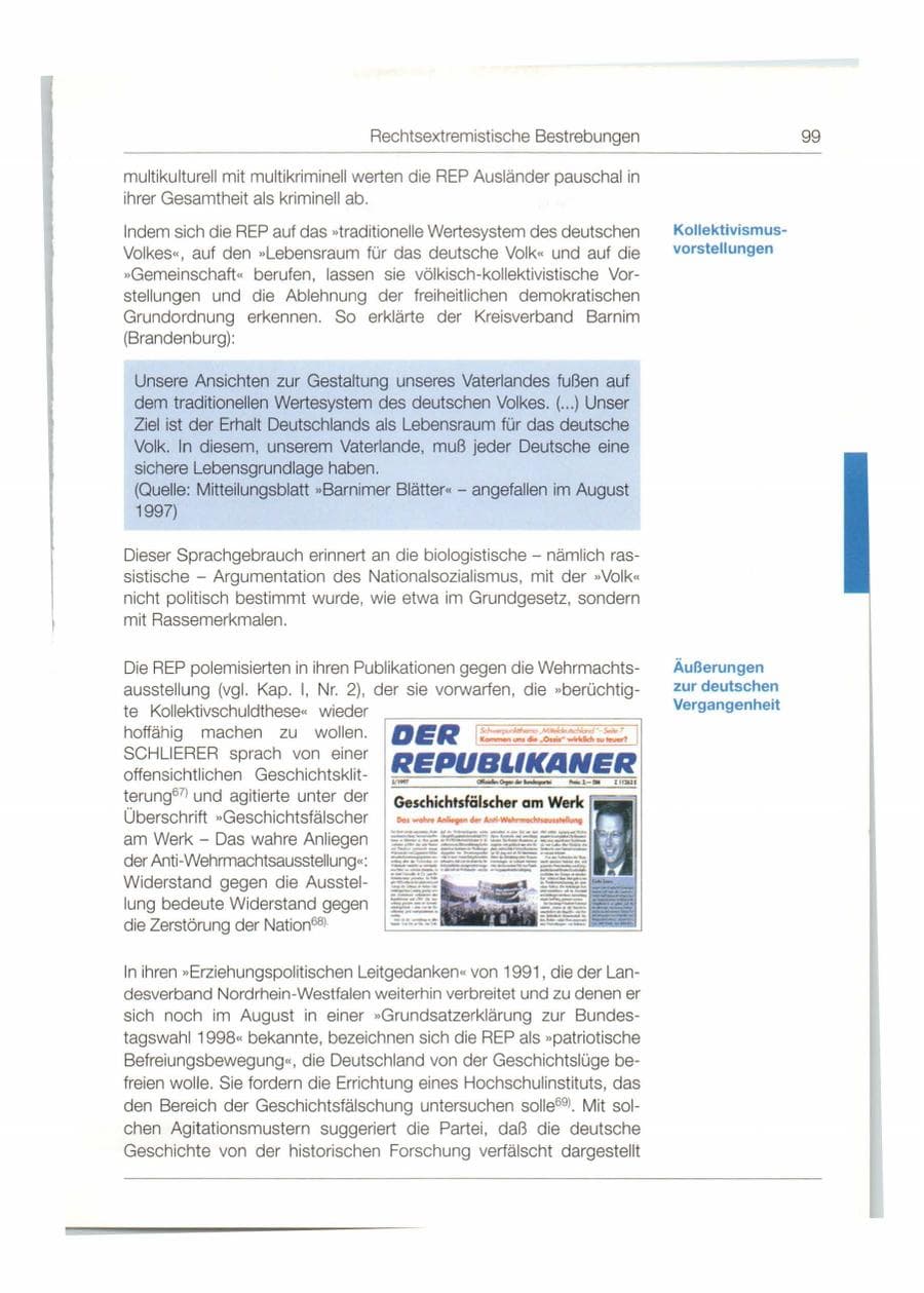 Seite 100 des Verfassungsschutzbericht 1997 Bund