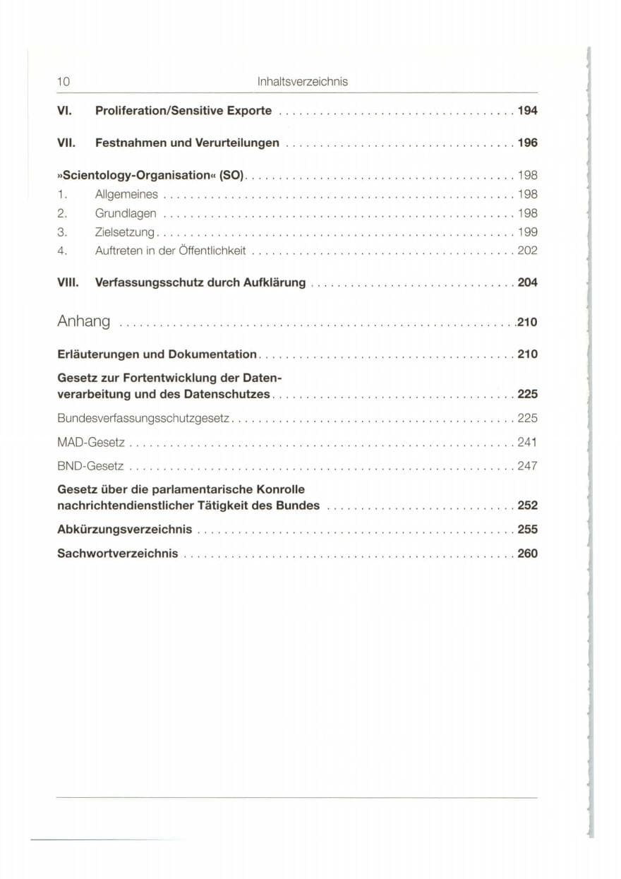 Seite 11 des Verfassungsschutzbericht 1998 Bund
