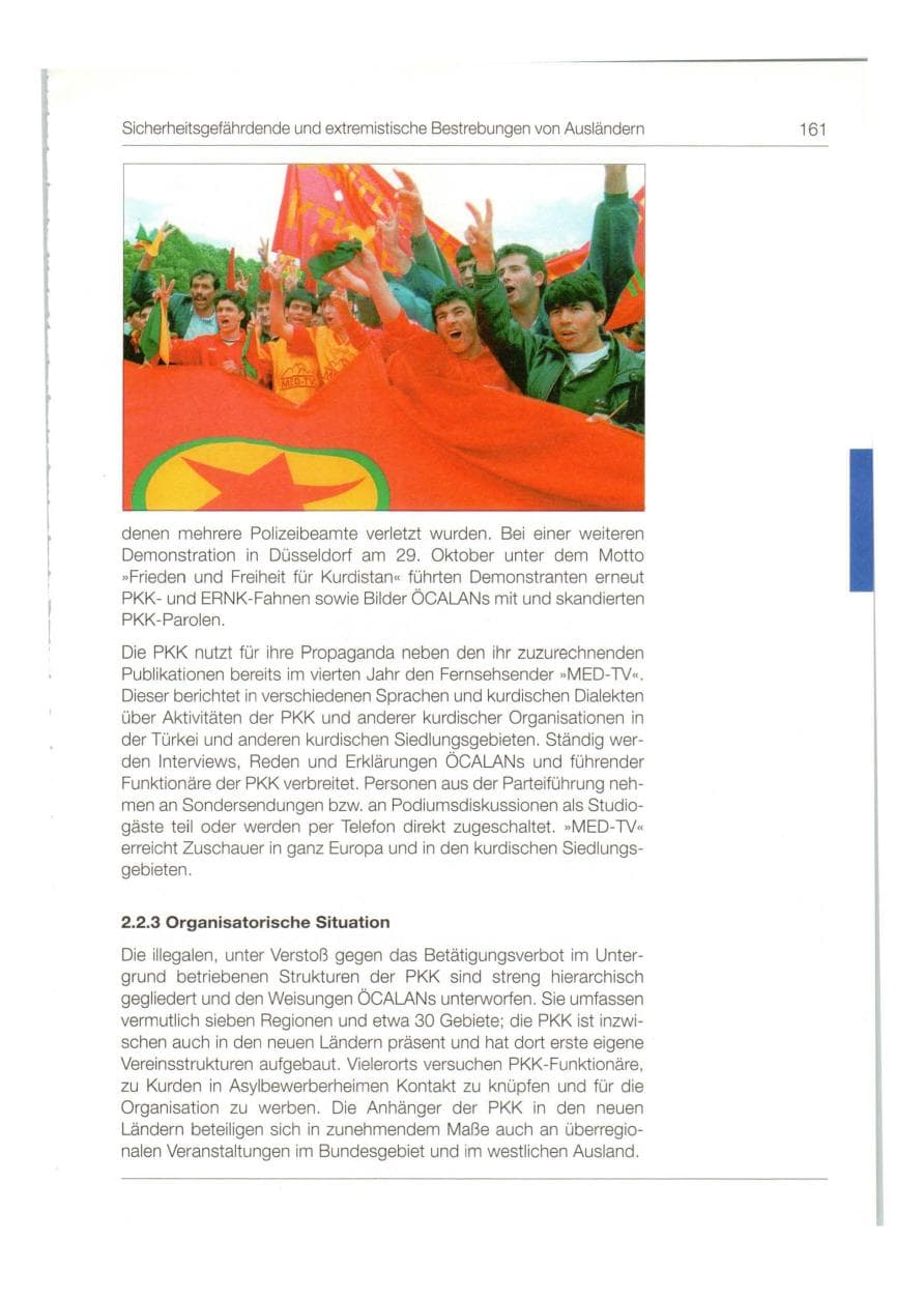 Seite 162 des Verfassungsschutzbericht 1998 Bund