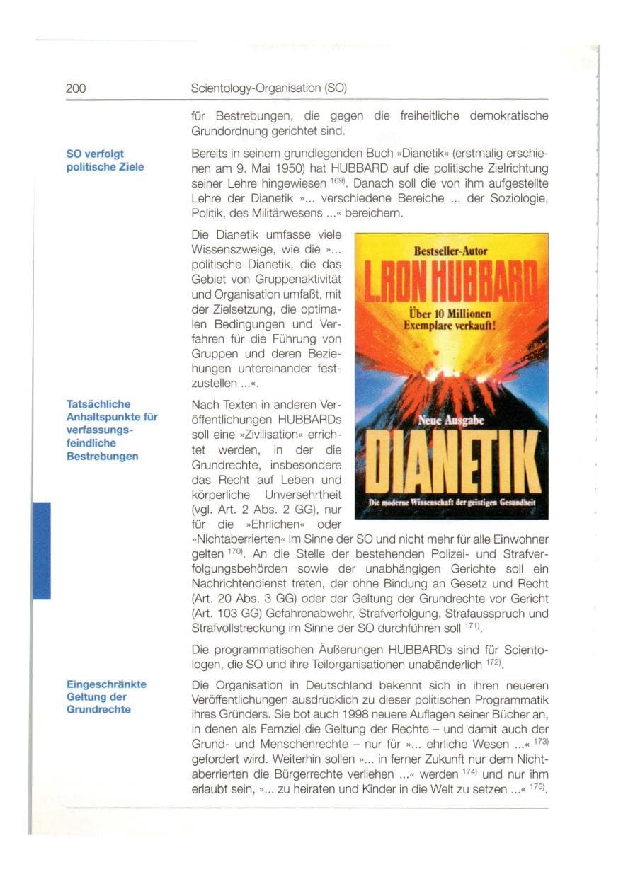 Seite 201 des Verfassungsschutzbericht 1998 Bund