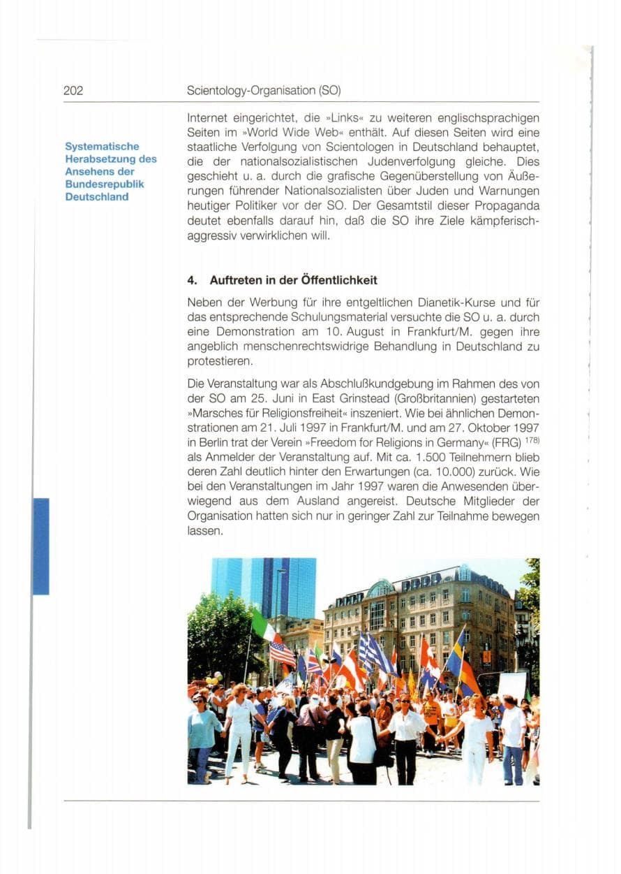 Seite 203 des Verfassungsschutzbericht 1998 Bund