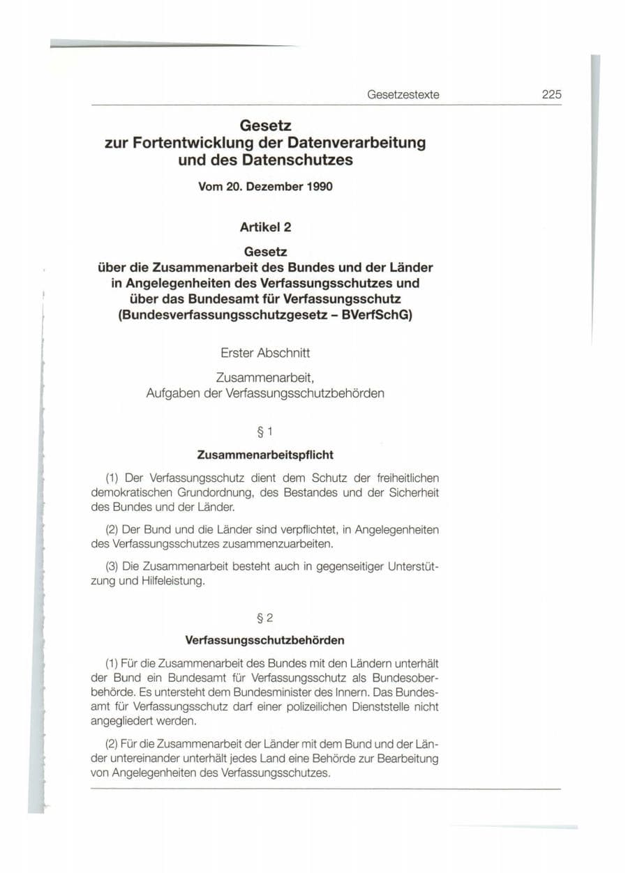 Seite 226 des Verfassungsschutzbericht 1998 Bund