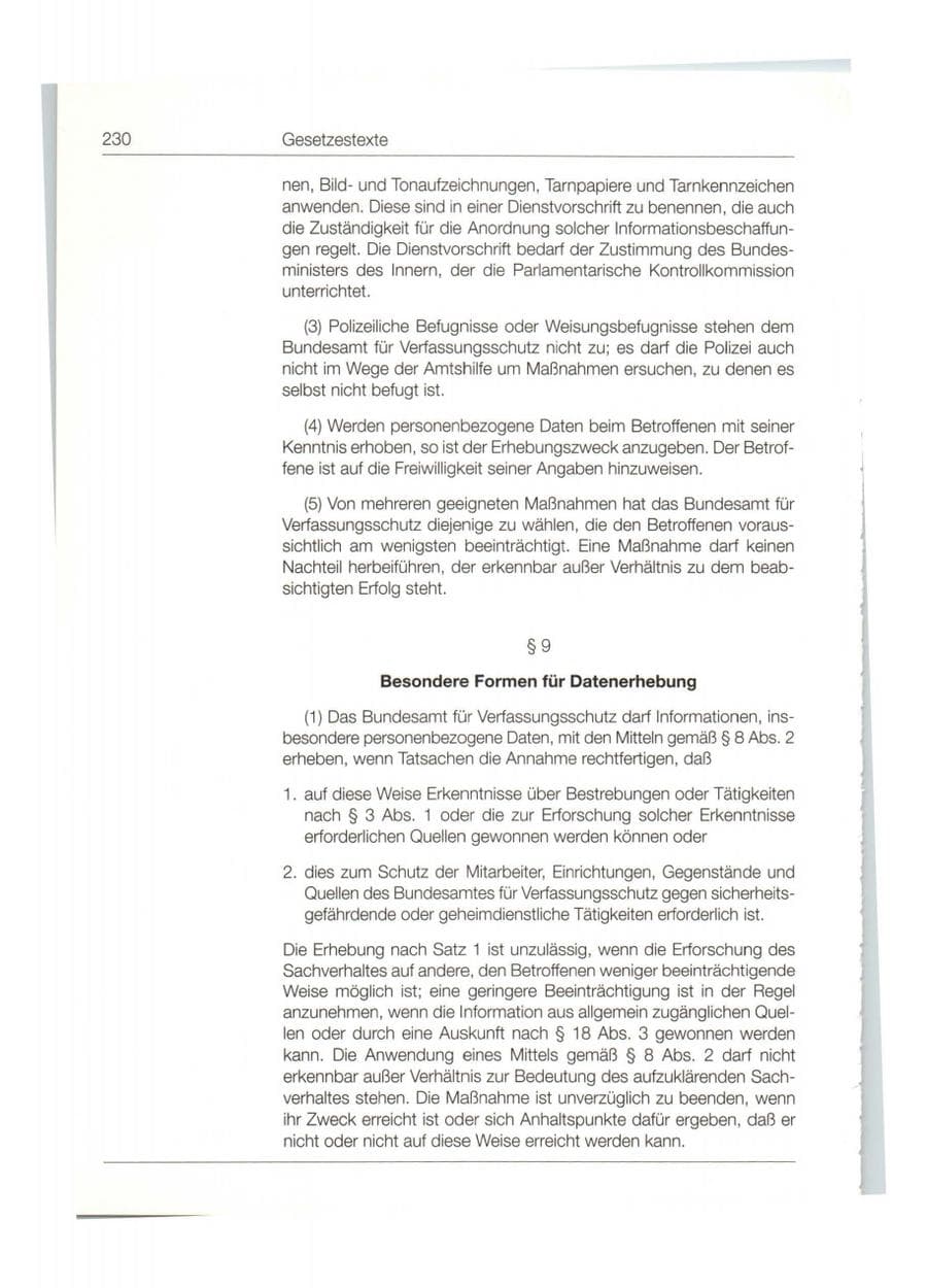 Seite 231 des Verfassungsschutzbericht 1998 Bund