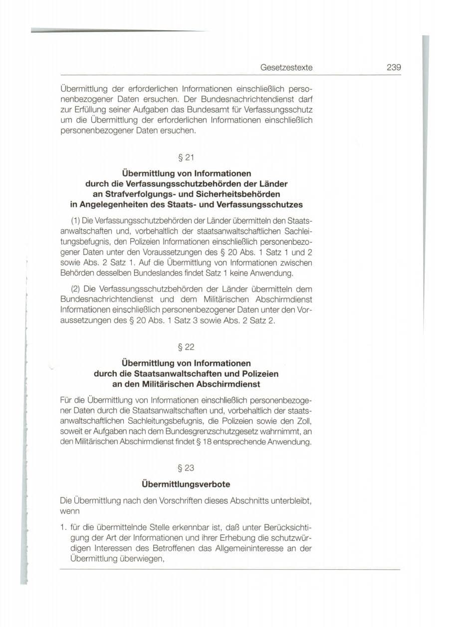 Seite 240 des Verfassungsschutzbericht 1998 Bund