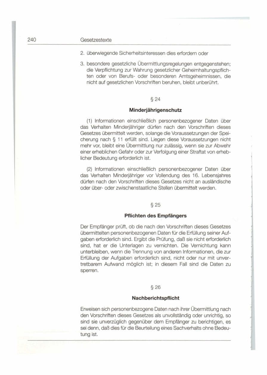Seite 241 des Verfassungsschutzbericht 1998 Bund