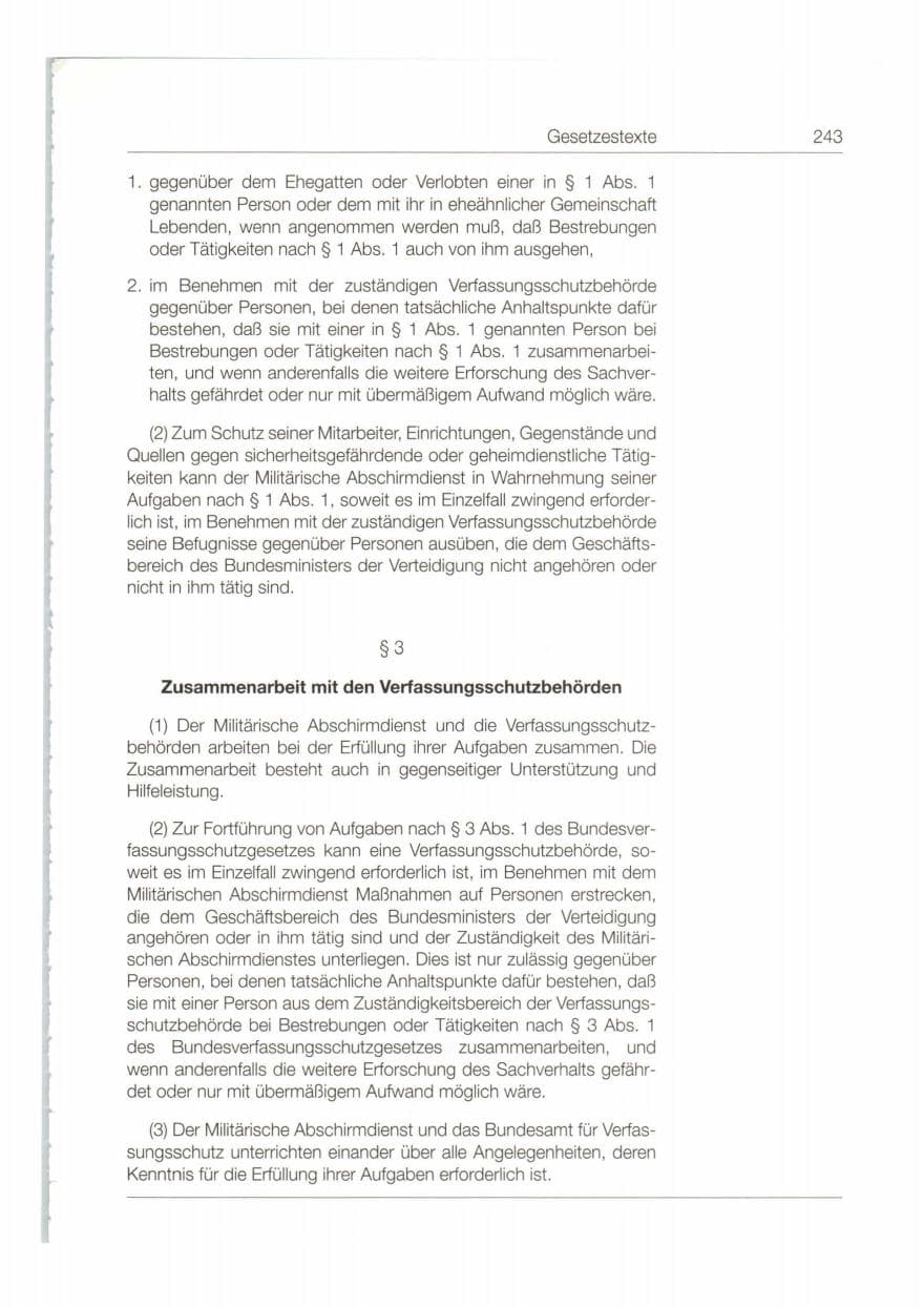 Seite 244 des Verfassungsschutzbericht 1998 Bund
